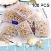 100 ks Přírodní hvězdice Seashell Beach Craft Natural Diy Wedding Home Decor