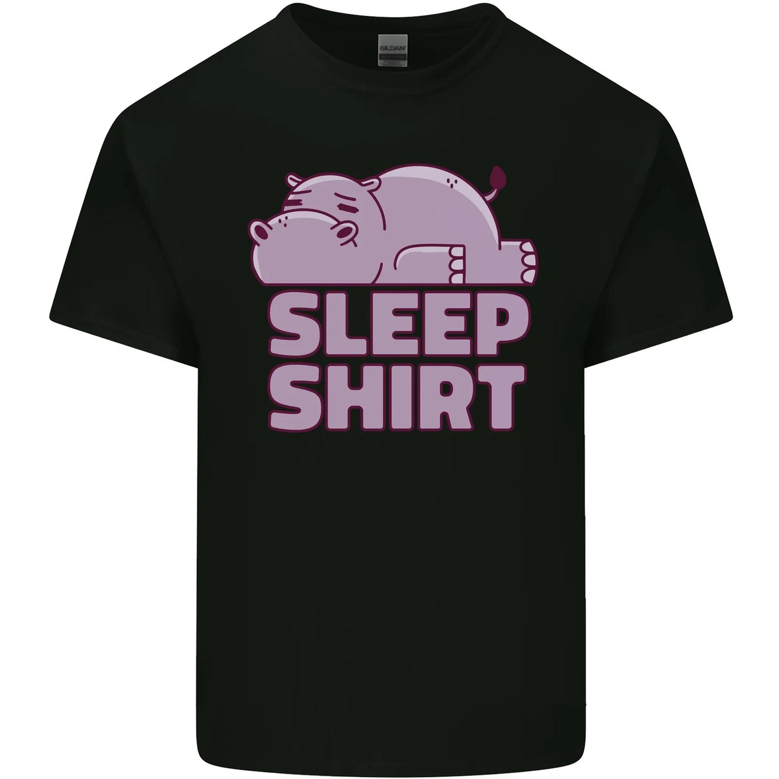 

A Hippo Sleeping Shirt Hippopotamus Kids T-Shirt Childrens S