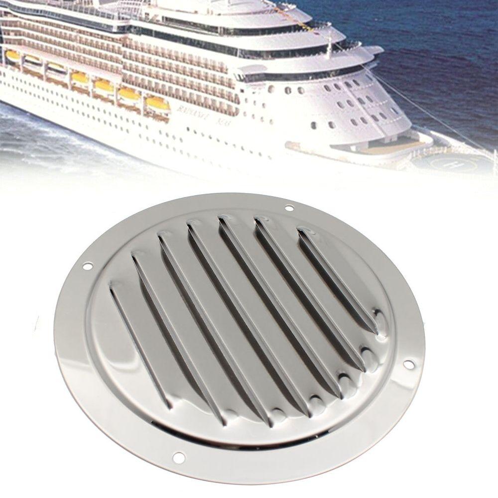 

Car RV Retrofit Caravan Yacht Ventilation Blade Vent Grill Cover Round Louvered Vents Marine Parts