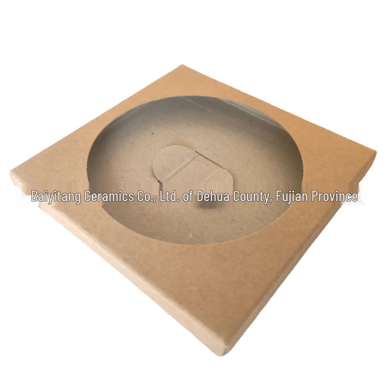 Octagonal Mandala Pattern 3D Embossed Ceramic Heat-Resistant Coaster for Coffee Cups. Embossed