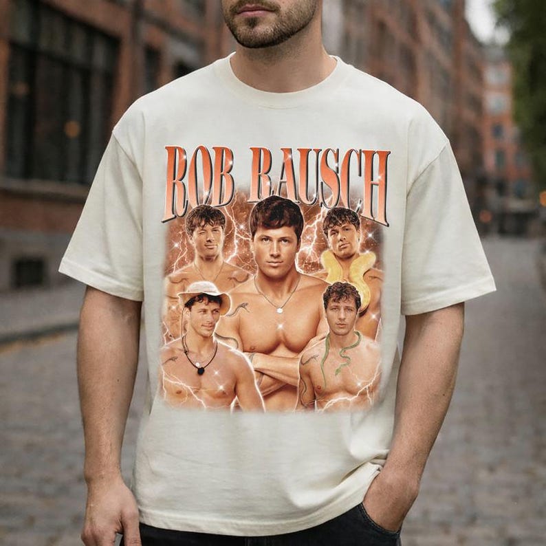 Rob Rausch Bootleg Unisex T-Shirt, Rob Rausch Retro T-Shirt, Rob Rausch Fan Gift S