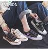 Women's Elastic Band Canvas Slip-On Shoes - 2024 Versatile Low-Top Casual