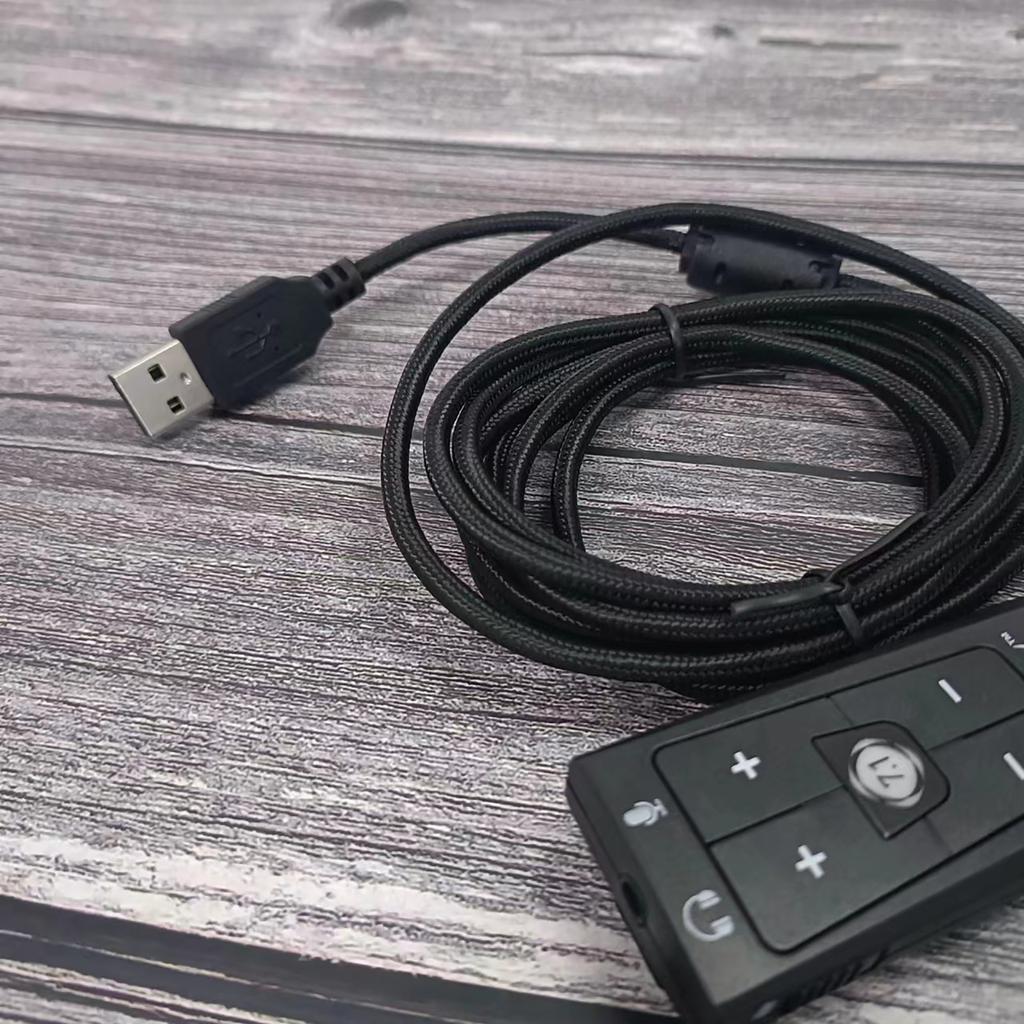 Pozvedne váš herní zážitek s adaptérem USB na 3,5mm jack, USB na AUX, externí stereo zvuková karta pro Cloud2 7.1