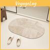 Minimalist Silicone Diatom Bathroom Rug With Waterresistant Surface For Vanity And Entrance