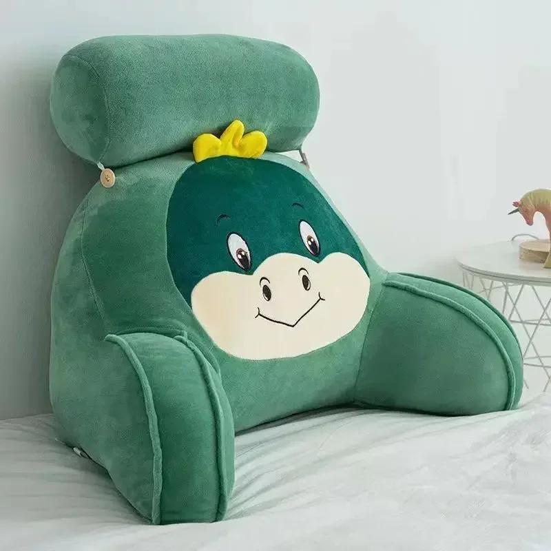 Large Backrest Cushion Lumbar Support Pillow Triangle Reading Pillow Soft Headboard Cushion Can Be Disassembled Washed Office