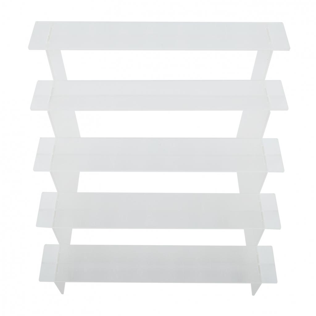 Acrylic Display Stands Displaying Transparent Ladder