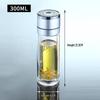 Portable Double-Layer Glass Tea Infuser Cup