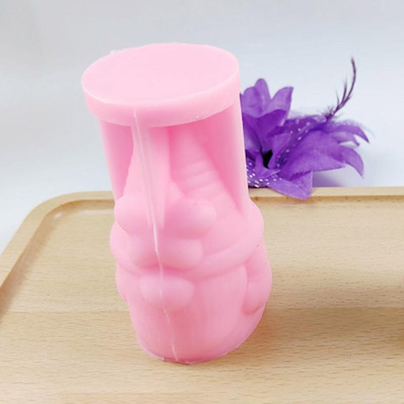 Christmas Candle Mold Star Santa Claus Silicone Mold Gnome Epoxy Resin Mold 3D Casting Mold for DIY Aromatherapy Craft
