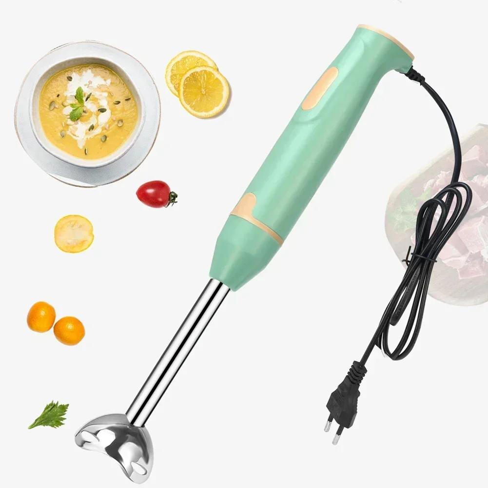 Immersion Hand Stick Blender Electric Food Vegetable Grinder Handheld Stick Mixer for Smoothies Sauces Baby Food Soups Meat