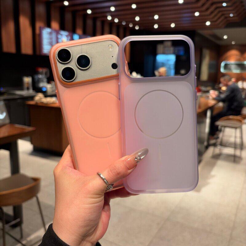 Luxury Soft Candy Magsafe Wireless Charging  Phone Case For For Iphone 11 12 13 14 15 16 17 Pro Max Plus AIr Magnetic Bumper Cover