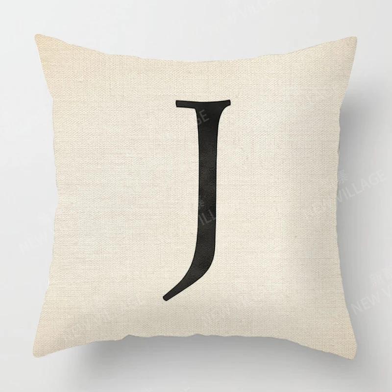 

Home living room fashion letter decoration cushion covers linen throw pillow covers45*45 pillowcase 40x40cm 50x50 45x45 40x40cm 16x16in