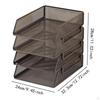 Desk Organizer File Holder Office Newspaper files Shelves Rack Letters Desktop Shelf