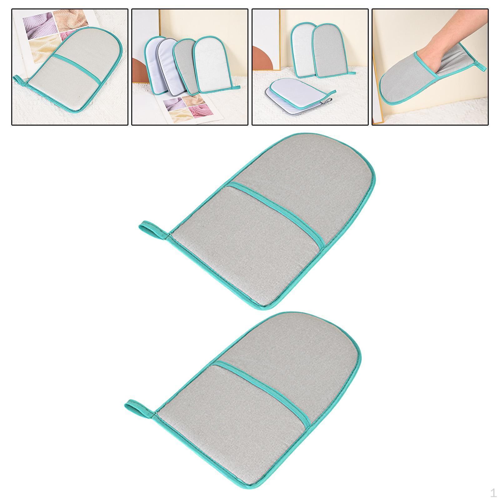 

2 шт. перчатки для глажки антипаровые с теплоизоляцией и петлей для отпаривателей одежды толстая губка dark gray