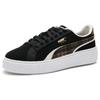 Suede Plat Form Plaid 'Black' Women's 395228-01
