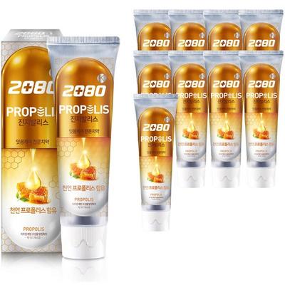 2080 K Gingivalis Propolis zubní pasta 150 g, 10 kusů korejské zubní pasty
