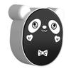 Wall Mounted Bathroom Soap Dish Cartoon Look Easy Installation Versatile Drainage Soap Storage Box for Home Black