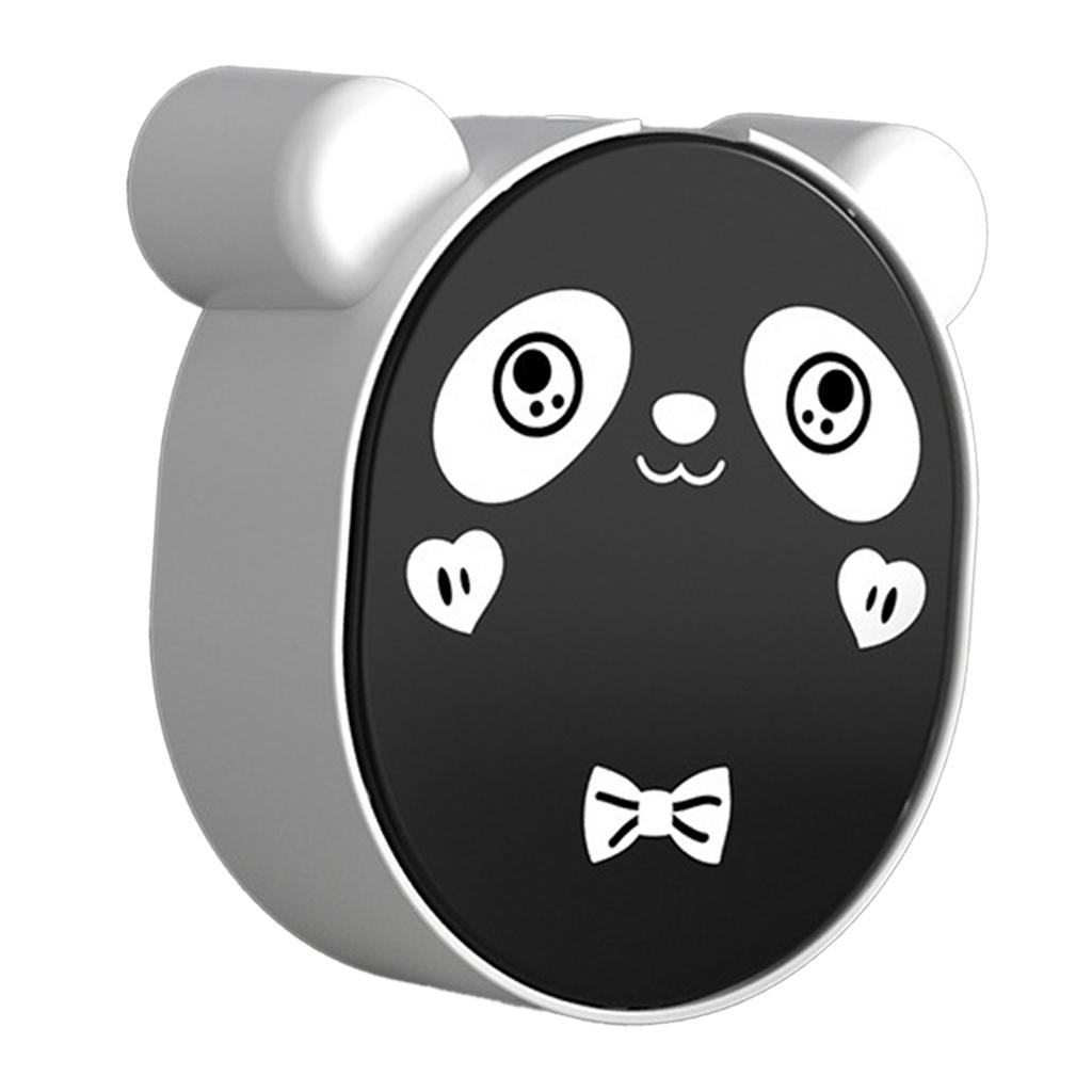 Wall Mounted Bathroom Soap Dish Cartoon Look Easy Installation Versatile Drainage Soap Storage Box for Home Black