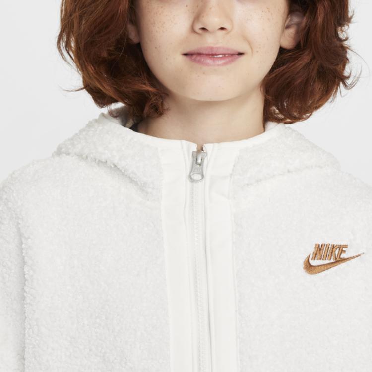 Nike Jacket Club Sail White Teenagers HQ4882-133