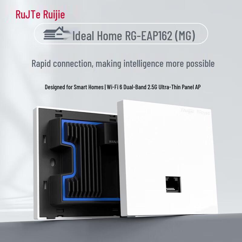 Ruijie WiFi 6 2.5G Wireless AP Panel Router (RG-EAP162(MG)) (CN version)