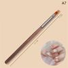 Nail Art Liner Brush Stripe Pattern Painting Brush Acrylic Uv Gel Extension Drawing Carving Pen Diy Manicure Tool Nail Brush