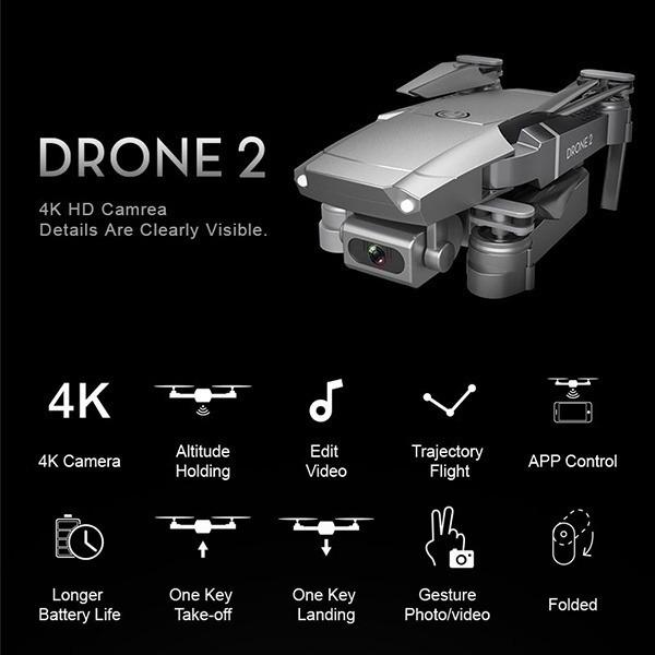 Buy 2020 E68 Top Quality 4k Mavic Pro Clone Camera Mavic Pro Upgraded ...
