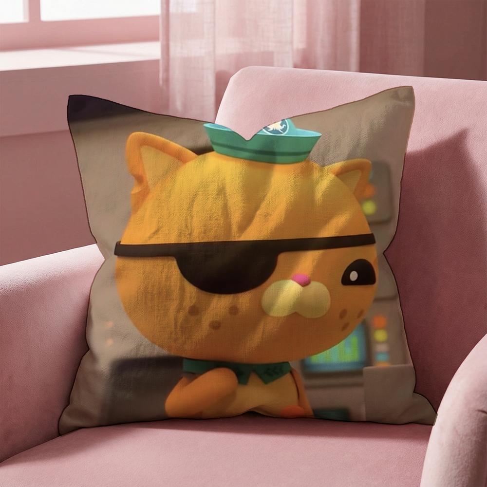 The O-Octonauts Cushion Cover Multi-Scene Pillow Cover for Home & Car - Reversible, Soft & Durable for Daily Use