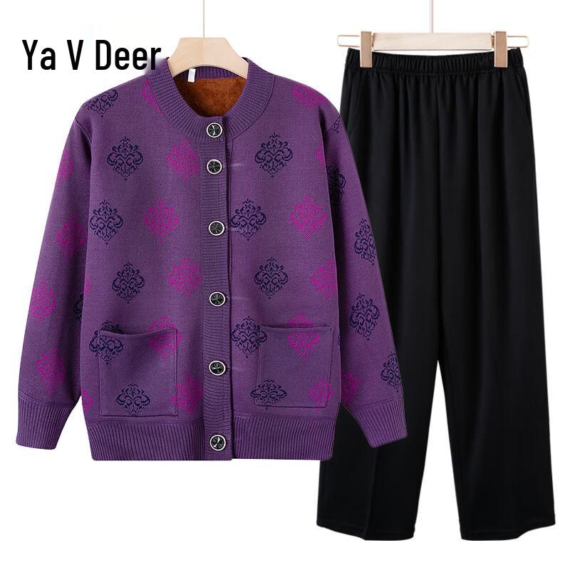 

Yalu Women s Fall/Winter Fleece Cardigan Sweater 4XL