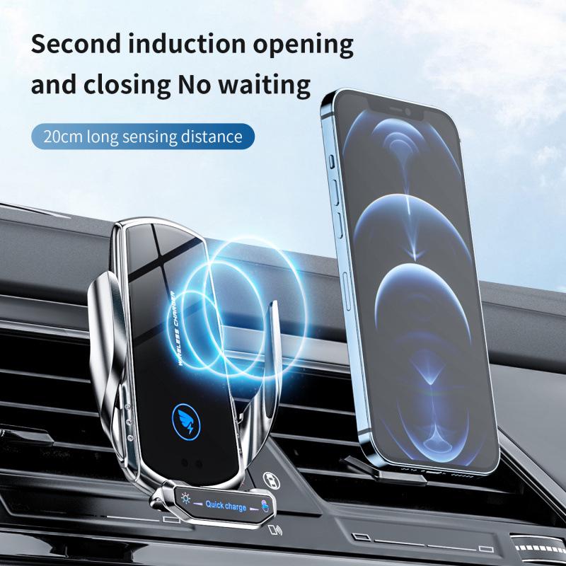 Astree 2025 Wireless Car Charger & Phone Holder - Fully Automatic Magnetic Suction for Apple Devices