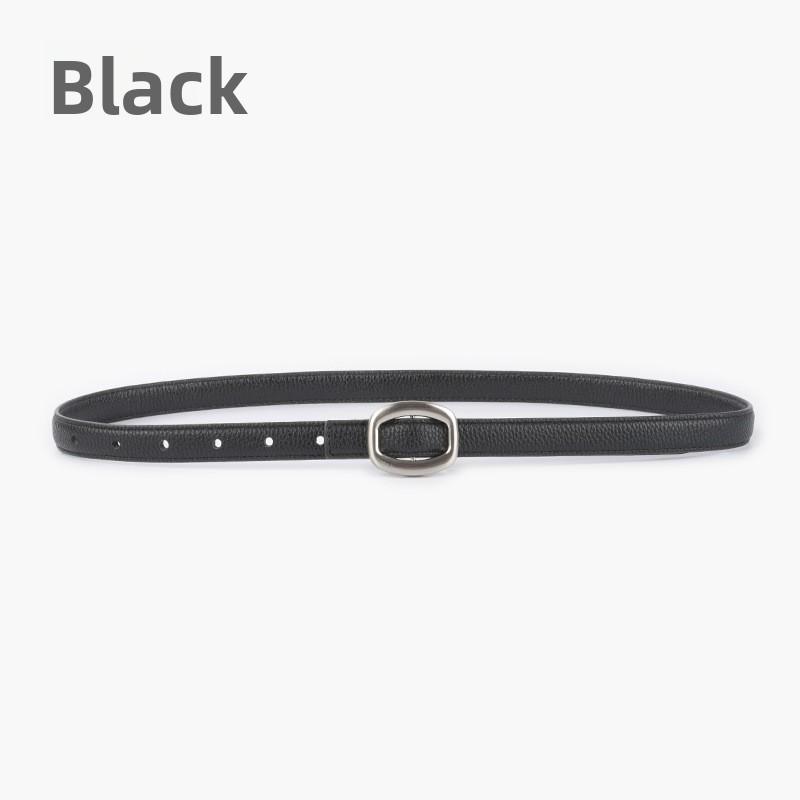 Lychee pattern first layer cowhide women s genuine leather belt casual pants jeans casualeasiest for match pants belt 105cm чёрный
