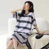 Women's Summer Cotton Loose Casual Short Sleeve Nightdress