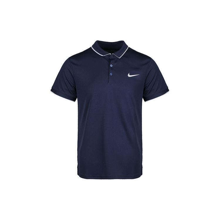 Мужская темно-синяя футболка-поло Nike AQ5304-410