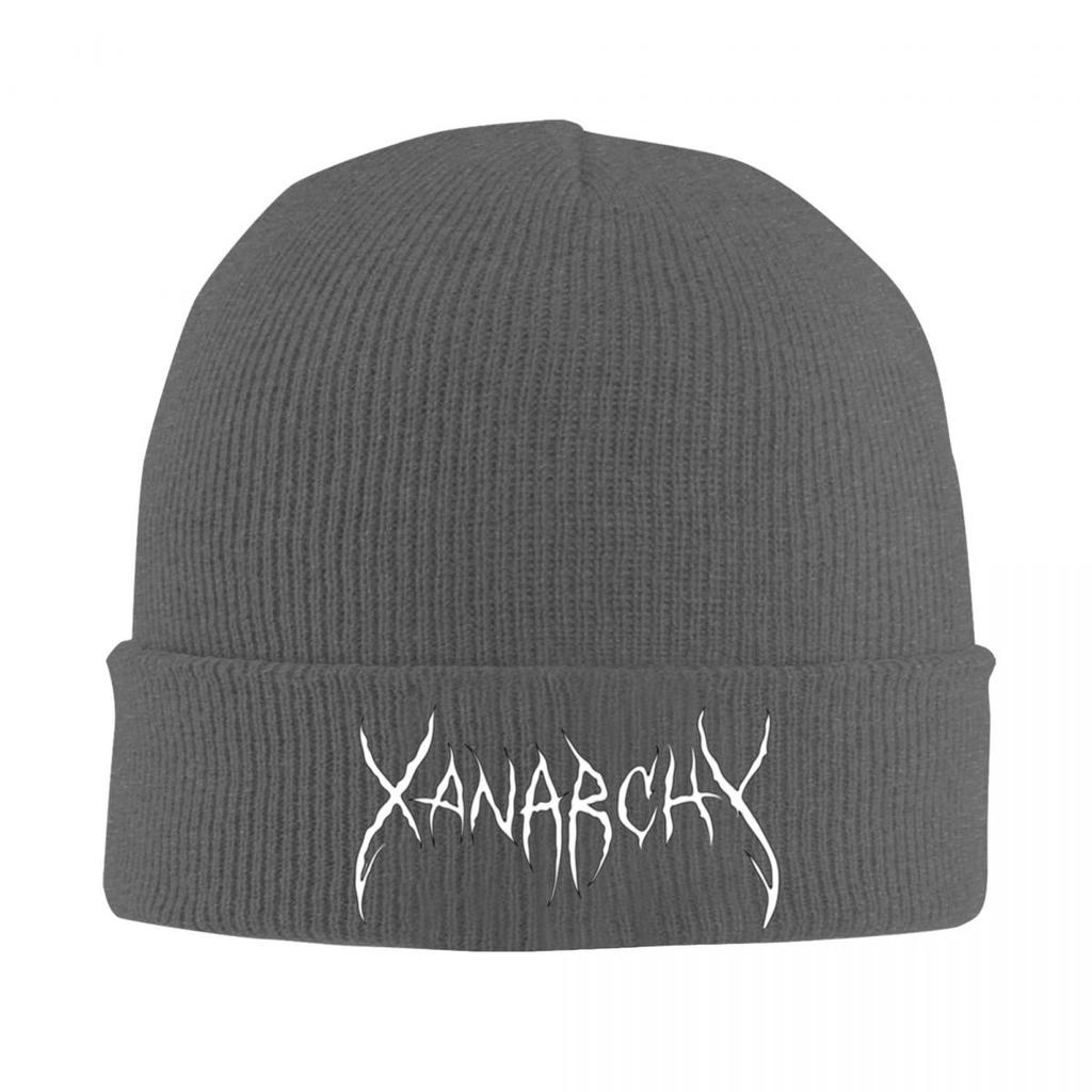 Gothic Street Punk Lil Xan Rapper Custom Warm Knitted Caps Women Male Sport Winter Beanies Hats