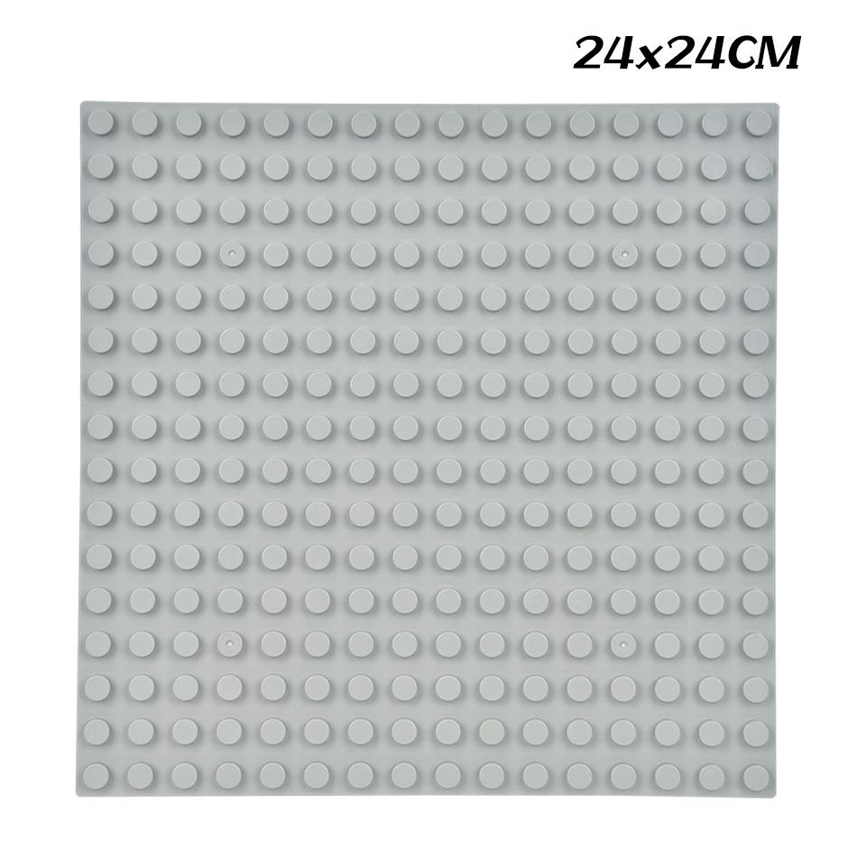 7-farbige kompatible große Ziegel-Grundplatte DIY große Baustein-Grundplatte Brett Stadtbauspielzeug für Kinder