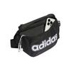 Adidas Adjustable Waist Belt Buckle Closure Polyester Waist Bag Regular Men Waist Bag Black White HT4777