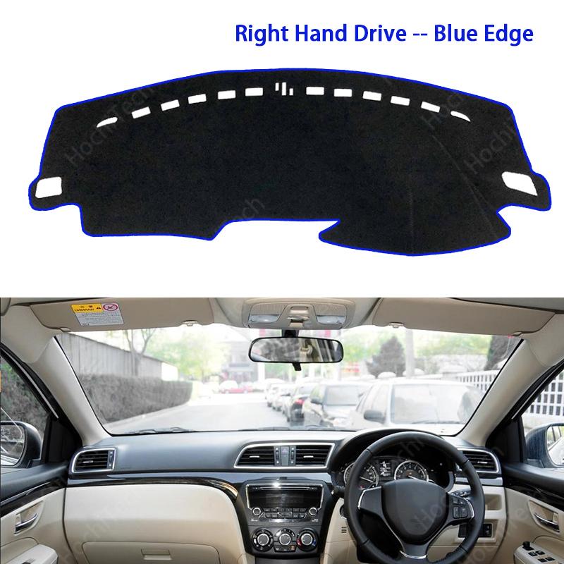 Car Styling Suede Dashmat Dashboard Custom Cover Pad Dash Mat Carpet for Suzuki Ciaz