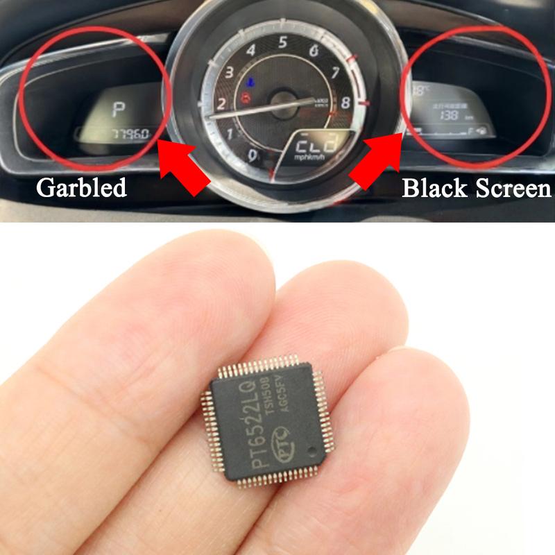 

For Mazda 3 Axela BM BN CX-3 DK 2 Demio DJ Car Front trument Speedometer Black Screen Display Fault Repair Power Chip