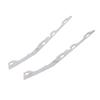 2Pcs Broken Opening Gap Bad Buckle Repairer Bracket For Fourth Generation City Gm2 Front Bumper Repair Metal Plate Buckle