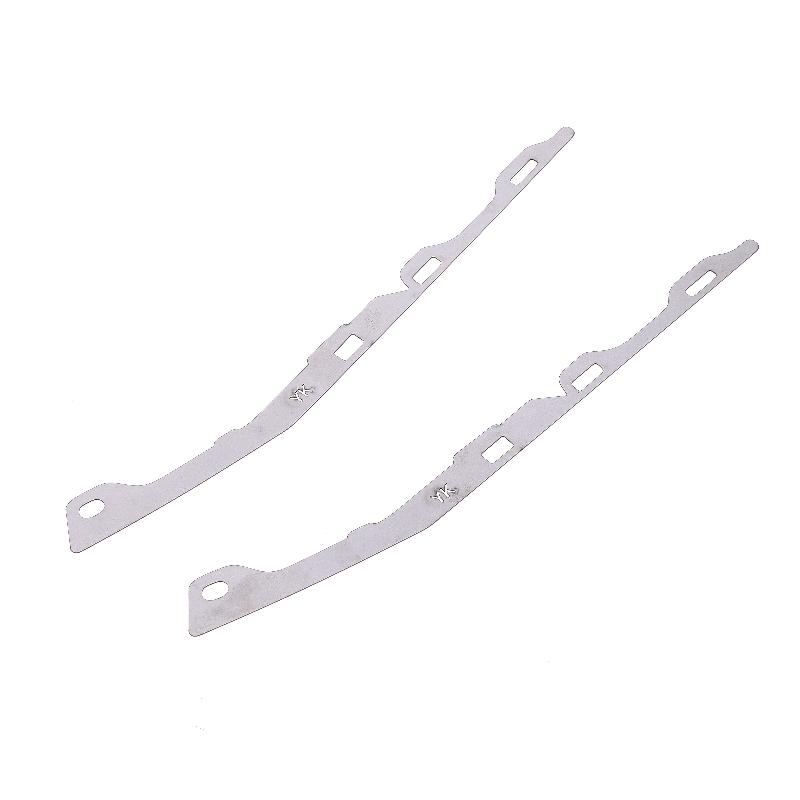 2Pcs Broken Opening Gap Bad Buckle Repairer Bracket For Fourth Generation City Gm2 Front Bumper Repair Metal Plate Buckle