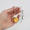 Handmade Crochet Bee Keychain, Yarn Knitted Insect Pendant, Creative Cute Animal Charm - Perfect Gift for Friends, Parents