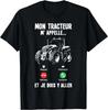 Lustiges Design Fahrer Traktor Landwirt Traktor Liebe Geschenk Unisex T-Shirt
