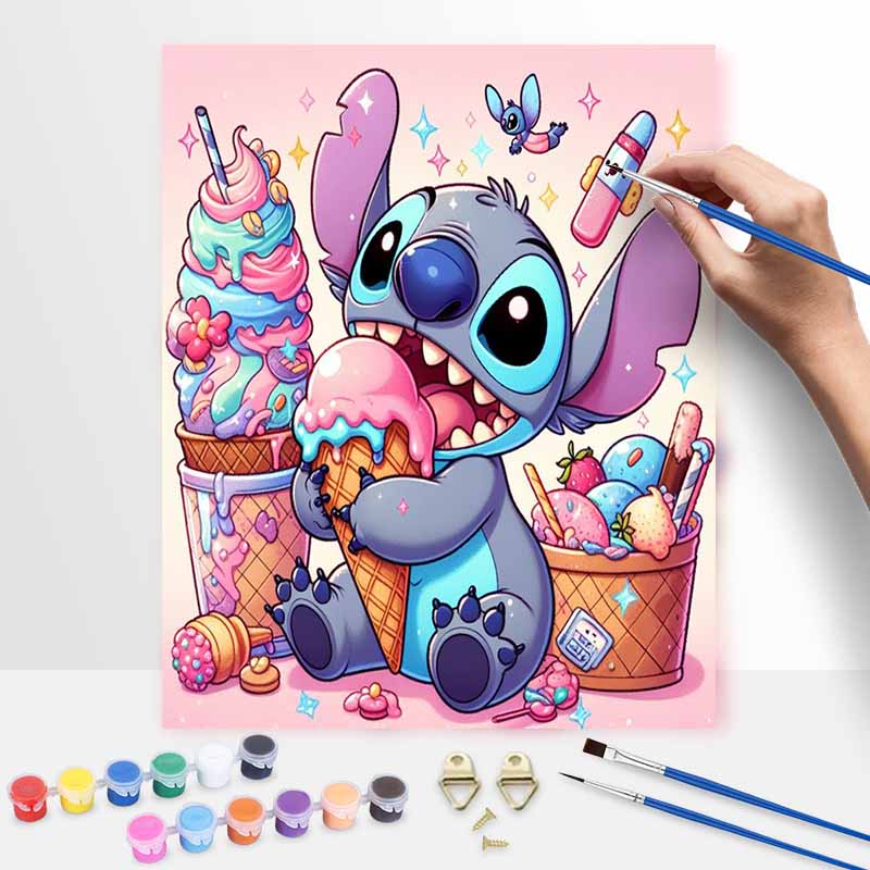 Disney Ice Cream Painting Kit Home Decor Craft Perfect Gift Idea