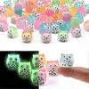 40 Pcs Luminous Mini Resin Animals Tiny Resin Owls Glow In The Dark for Garden Miniatures Fairy Garden Accessories Plant Decorations and Car Accessori