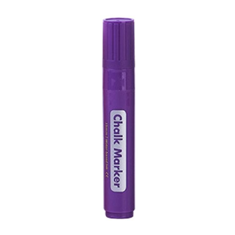 

Colored Liquid Chalk Pen 15mm Tip Erasable Liquid Chalk Marker For Writing Drawing on Glass Blackboards And Whiteboards фіолетовий