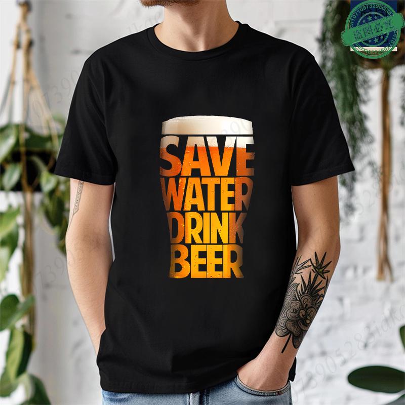 

Men s T-Shirt Letter Wine Glass Beer Funny Graphic Print Men s and Women s Tees Top Summer Street Short Sleeve Casual Outdoor Clothing XXS