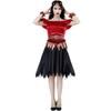 Zombie Vampire Lady Halloween Costume Adult Vapire Cotue Evil Demon Costume
