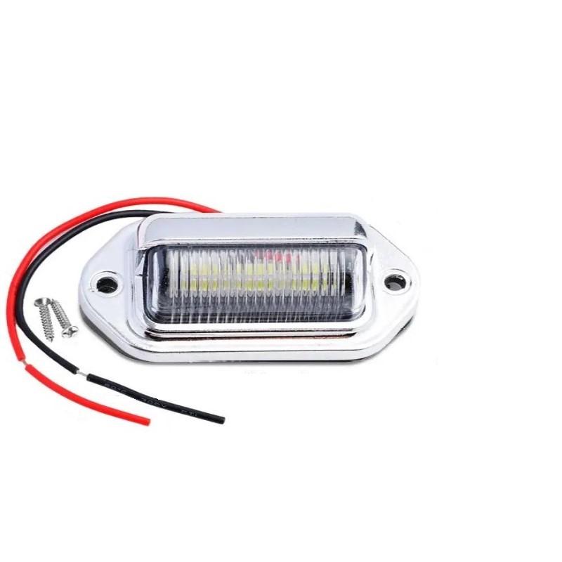 

2 ШТ. Автомобильный фонарь номерного знака для внедорожника, грузовика, прицепа, фургона, подсветка ступеньки, белые лампы, автотовары, фонари номерного знака