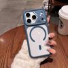 Compatible with iPhone 17 Pro Max: Ya Dun Acrylic Magnetic Transparent B-ring Lens Protection Case.