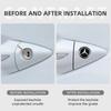 VFO1   5/10Pcs 14mm Car Key Emblem Stickers Auto Door Keyhole Logo Decals For Mercedes Benz AMG A/B/C/E/S Class GLE  GLC GLK W206 W211
