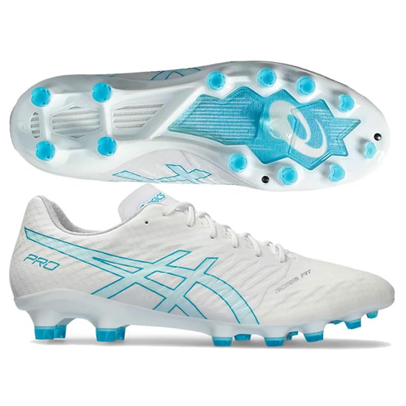 

ASICS DS LIGHT ACROS PRO 2 White x Blue Soccer Cleats 103 1101A045.103 26.5
