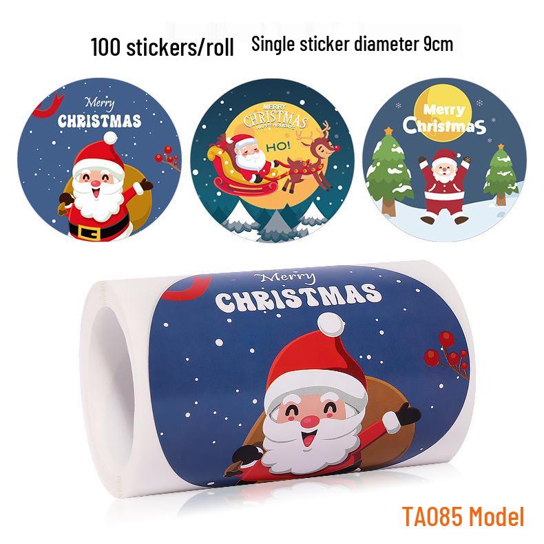Santa Claus Christmas Sealing Stickers - Gift Wrap & Box Decoration